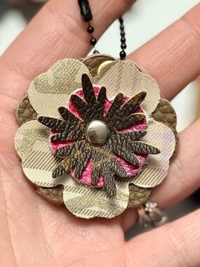 Handmade Floral Bag Charm